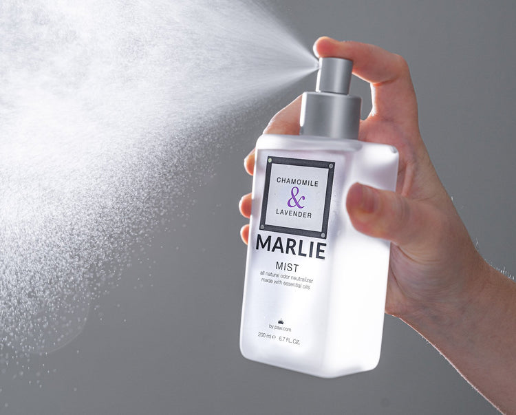 Hand spraying Pet Odor Eliminator Mist