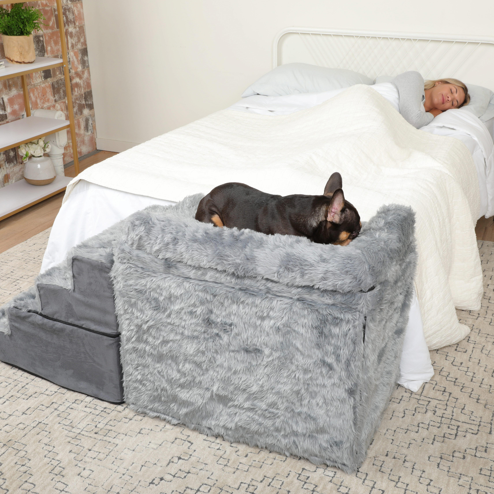 Dog bed side sleeper on sale