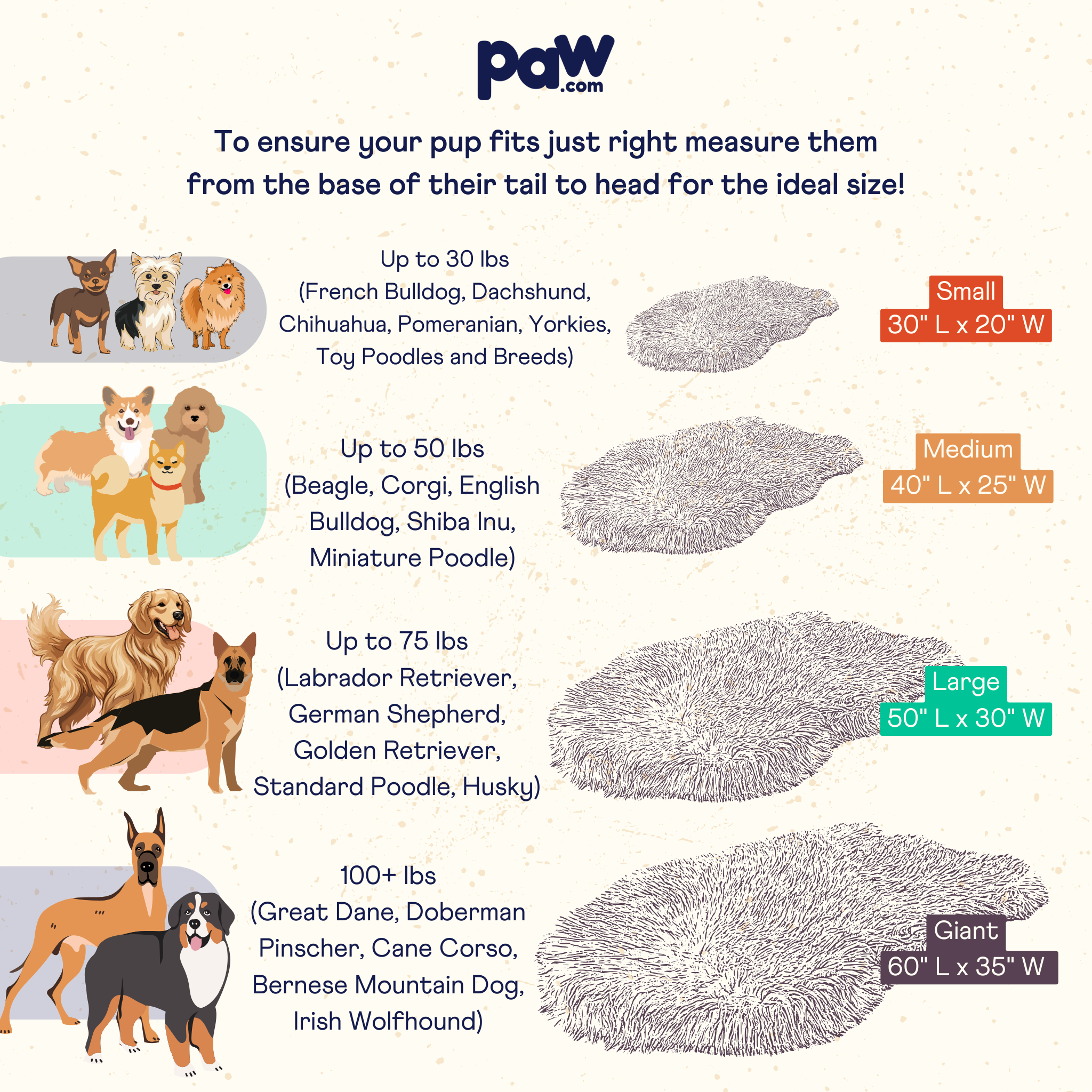 The Original PupRug® Memory Foam Dog Beds – Paw.com