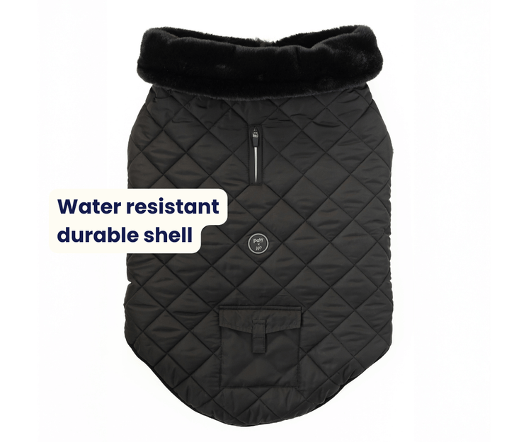 PolarPup™ Parka Dog Coat - Midnight Black