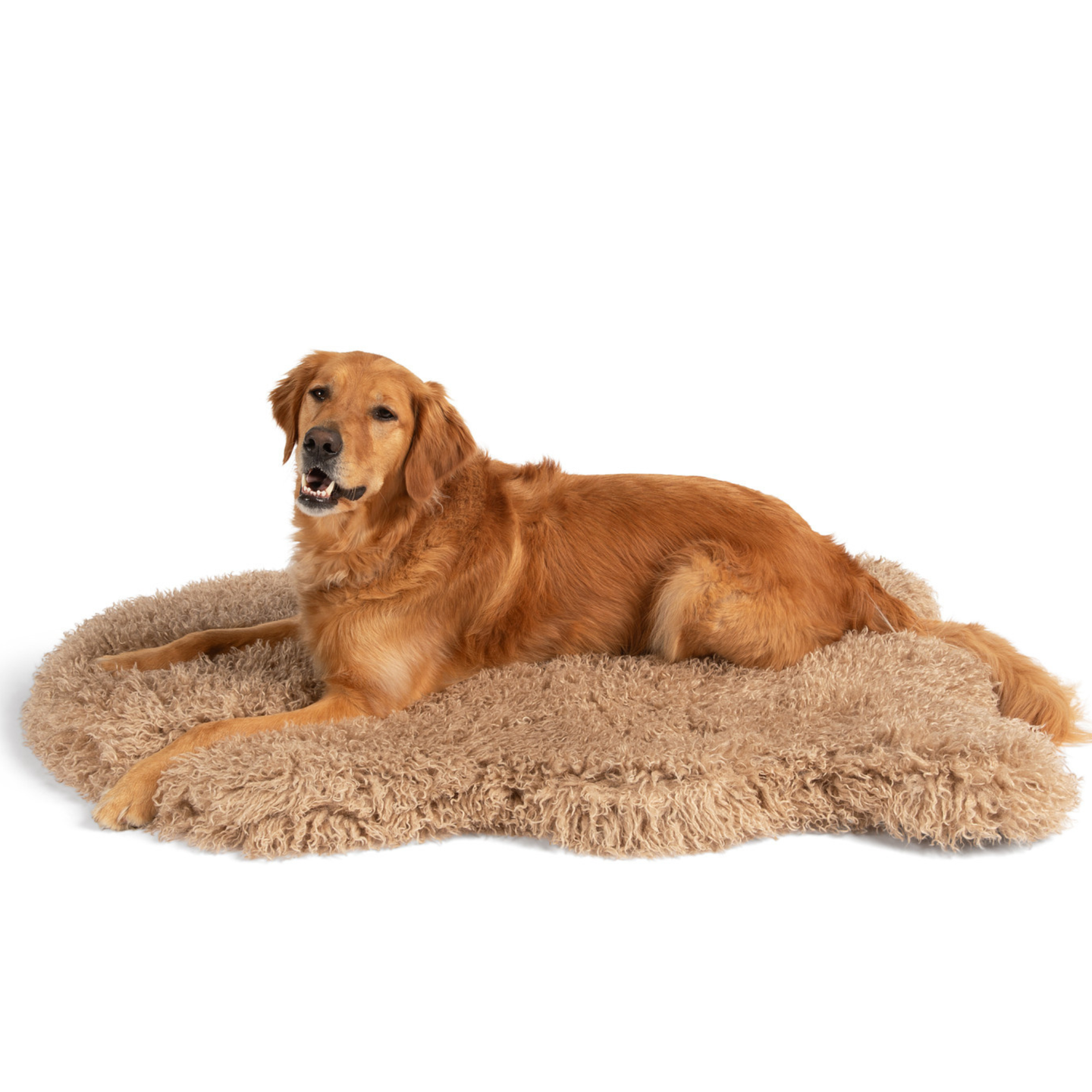 PupRug® Luxe Faux Fur Orthopedic Dog Bed - Plush Sheep Tan – Paw.com