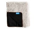 Isolated Image of Grey Blanket with Paw logo