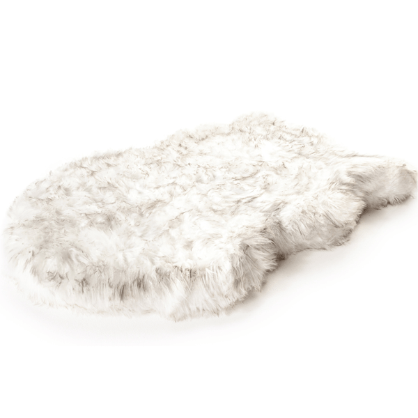 The Dog Bed That Looks Like a Rug - Curve White & Brown – Paw.com