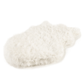 PupRug™ Faux Fur Polar White Orthopedic Dog Bed + FREE Holiday Plaid Bed Cover